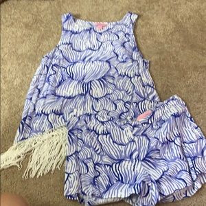 Lilly Pulitzer short set- size 0